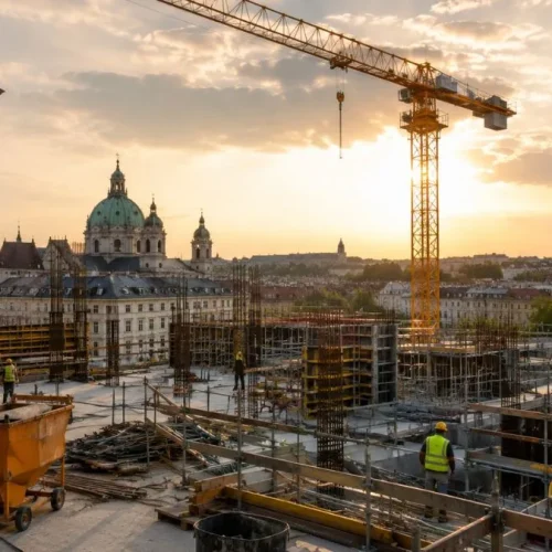 Construção Civil na Zona do Euro Cresce 0,4% em Maio