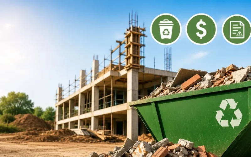 Resíduos da construção civil: como reduzir desperdícios, custos e multas na obra