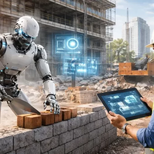 Robôs e inteligência artificial na construção: tendência ou realidade?