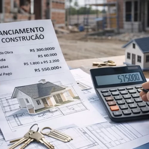Vale a pena financiar construção em 2026? Simulação real