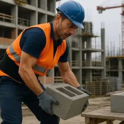 Ergonomia na Construção Civil em 2025: Riscos, Soluções e Qualidade de Vida no Canteiro