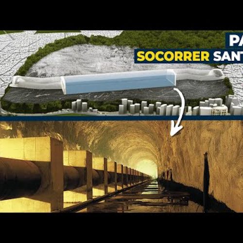 O Insano Túnel Dentro das Montanhas para Salvar Santos e São Vicente!