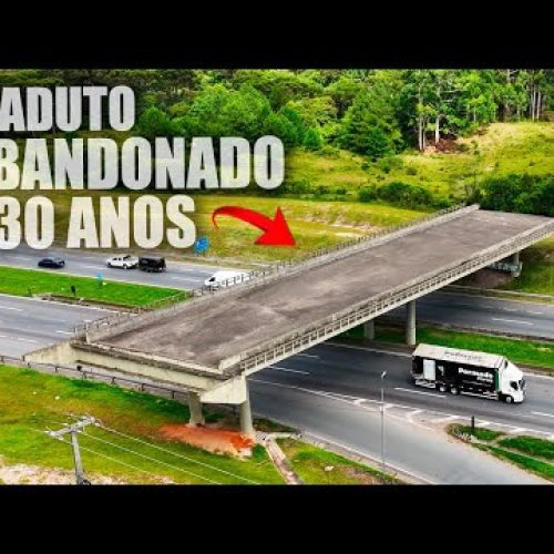 Viaduto inacabado a 30 anos em São José dos Pinhais poderá ser finalizado