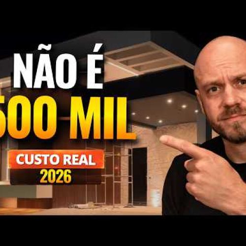 Você NÃO Constrói uma Casa de 170m² com R$ 500 Mil em 2026. Veja o porque!