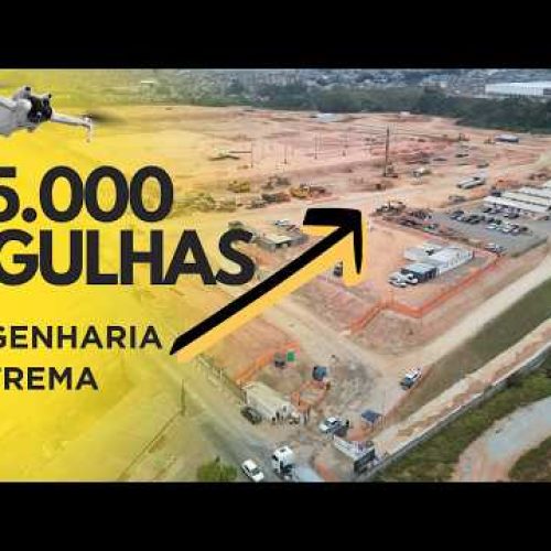 A Engenharia que Moveu uma Montanha: 95.000 Agulhas para Vencer o Solo