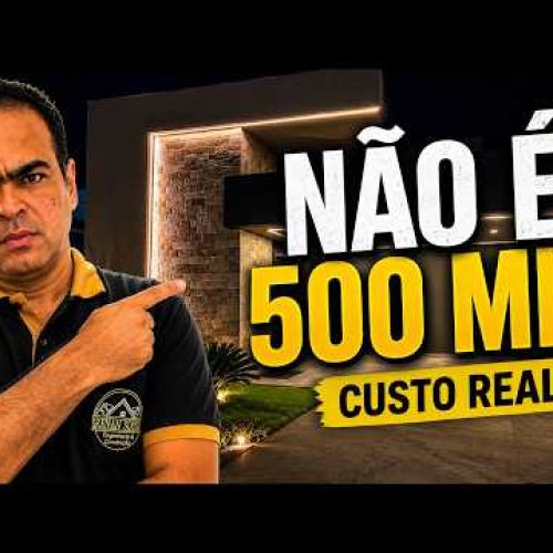 Você NÃO Constrói uma Casa de 200m² com R$ 500 Mil em 2026. Veja os Custos Reais.