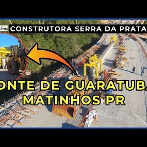 Ponte Guaratuba-Matinhos PR | Novo Método de Lançamento das Longarinas – Construtora Serra da Prata