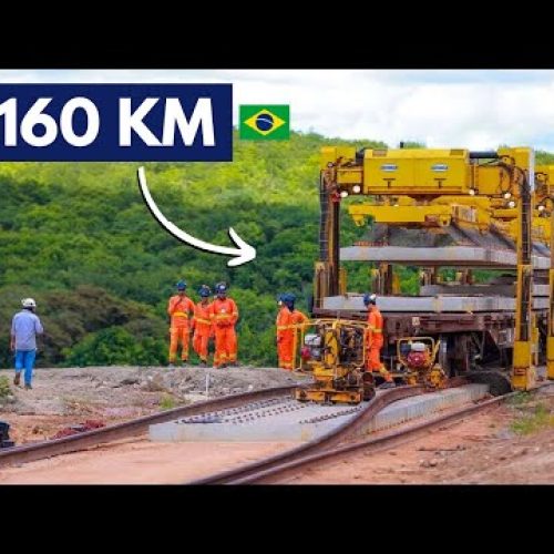 Vai Começar a Construção da Maior Ferrovia do Sudeste do Brasil