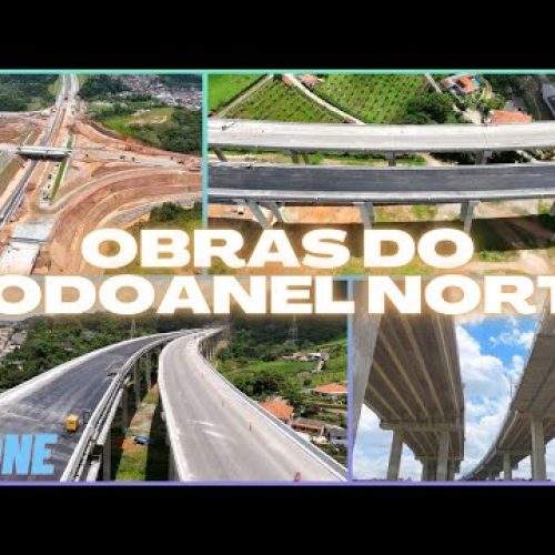 Drone nas obras do Rodoanel Norte: Região da Obra de Arte Especial 660 – Guarulhos – São Paulo