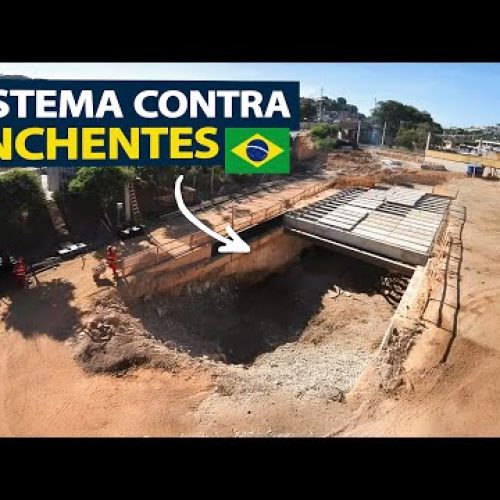 Começou o insano Sistema para Controlar Enchentes no Rio de Janeiro