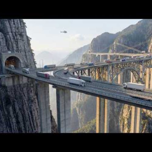 Como a China construiu a rodovia incrível em penhascos verticais — Você não vai acreditar!