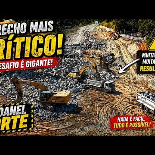 Obras Rodoanel Trecho Norte – Horto Florestal – Pedreira