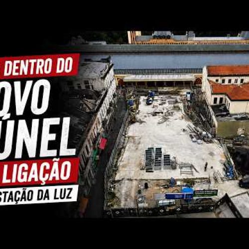Veja como estão as obras do novo túnel que ligará as linhas da CPTM com a Linha 4-Amarela