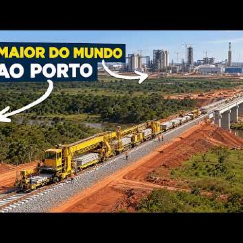 FERROVIA SUCURIÚ – A Obra de 45km para Escoar a Produção da Megafábrica de Celulose Brasileira