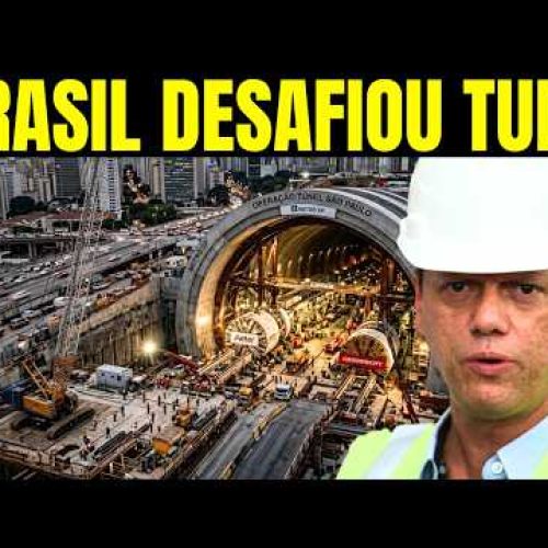 Brasil Cria Túnel Revolucionário em São Paulo e Impressiona o Mundo | Megaobras