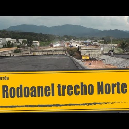 Obras do trecho Norte Rodoanel Mário Covas em São Paulo