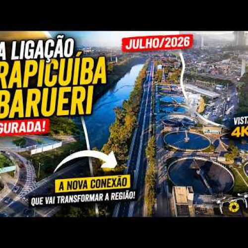 Veja Como Ficou a Nova Ligação Viária Entre Carapicuíba e Barueri – São Paulo | Drone 4K