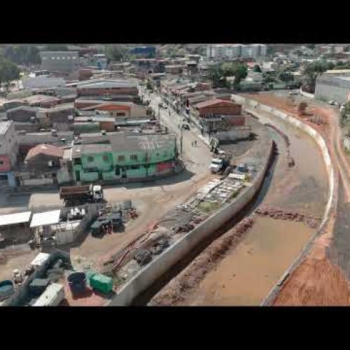 Obras de alargamento e contenção do rio Cotia em Barueri 30-07-2026