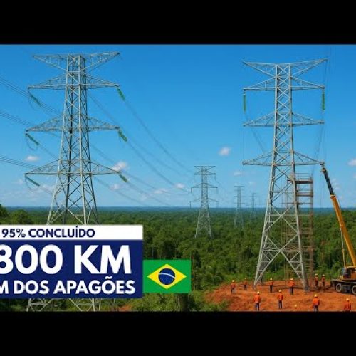 A Mega Obra que Vai SALVAR a Região Norte do Brasil dos Apagões