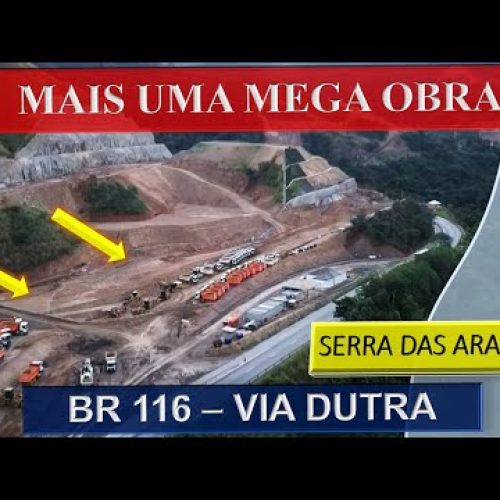 A magnífica obra de construção das novas pistas da Serra das Araras na Via Dutra – BR 116