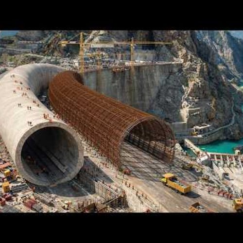 How Turkey Built A Massive Dam On Vertical Cliffs Using Almost Unbelievable Construction Technique