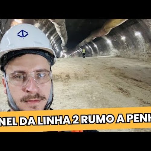 Túnel Operacional ligado com túnel em Obra na linha 2 Verde