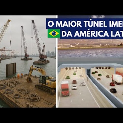 Vai Começar o Projeto do Maior Túnel Submerso do Brasil
