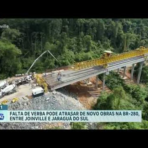Falta de verba pode atrasar novamente as obras da BR-280