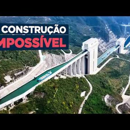 O INSANO Elevador de Navios construído nas Montanhas Chinesa