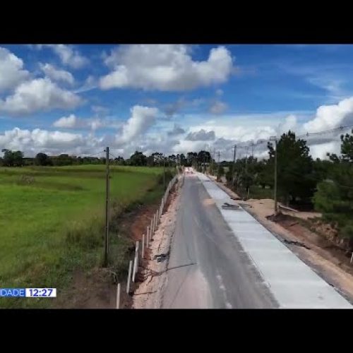 Obra entre Mandirituba e São José dos Pinhais passa de 65%