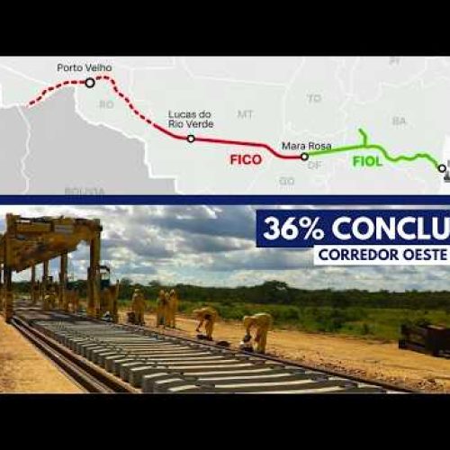A Nova Ferrovia Que Vai Cortar o Brasil: FICO + FIOL | Leste-Oeste
