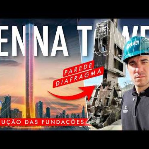 Execução das Fundações do SENNA TOWER – Parede Diafragma