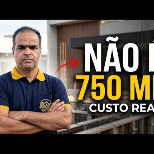Você NÃO constrói uma casa de 250m² por 750 mil em 2026. Veja o custo real.