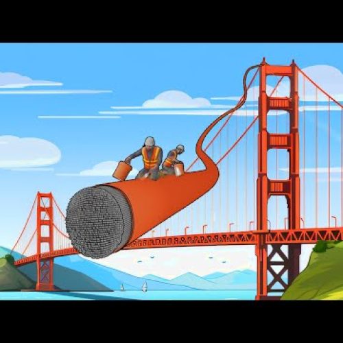 Como foi construída a ponte Golden Gate?