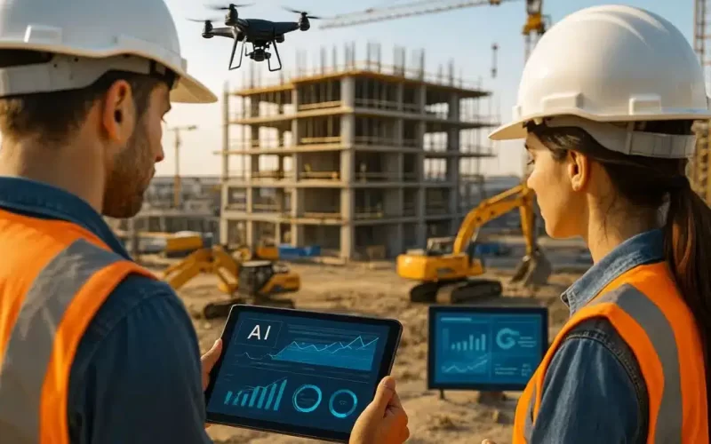Como a Inteligência Artificial Está Transformando Canteiros de Obras no Brasil